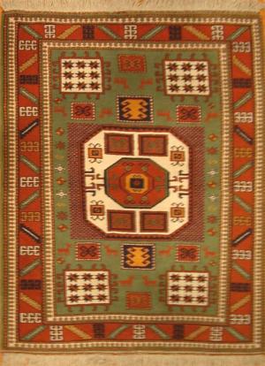Turkish Basmakci Karachopf Kazak | 4x6